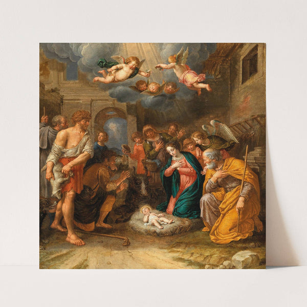 The Adoration of the Shepherds by Pieter van Lint