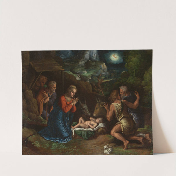 The Adoration of the Shepherds by Girolamo Da Carpi