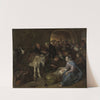The adoration of the shepherds by Jan Steen