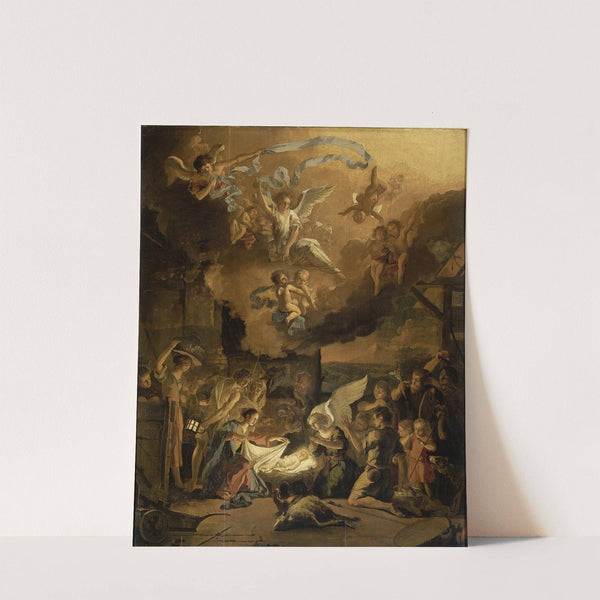 The Adoration of the Shepherds (1663) by Abraham Hondius