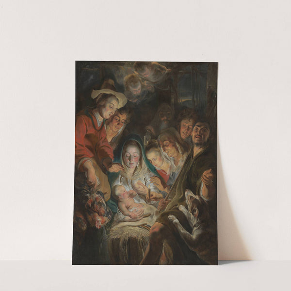 The Adoration of the Shepherds by Jacob Jordaens