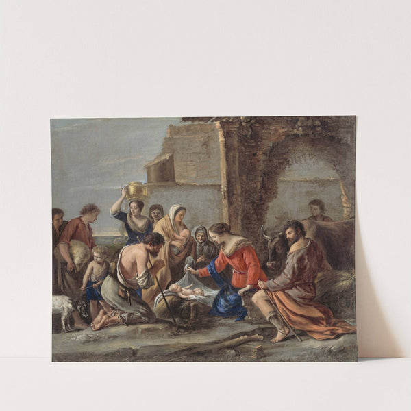 The Adoration of the Shepherds by Le Nain family