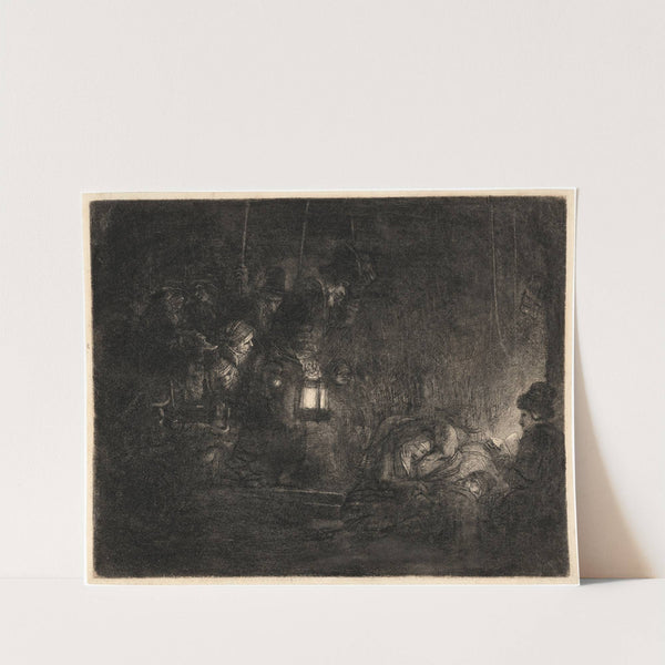 The Adoration of the Shepherds: A Night Piece by Rembrandt van Rijn