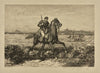 The advance of the Cavalry skirmish line. (1876)