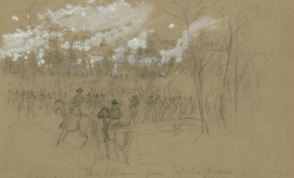 The advance upon Spotsylvania