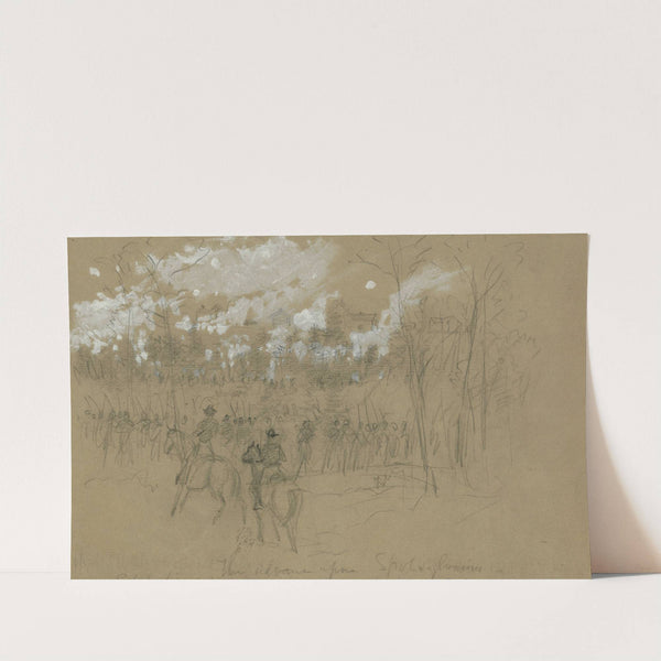 The advance upon Spotsylvania by Alfred Rudolph Waud