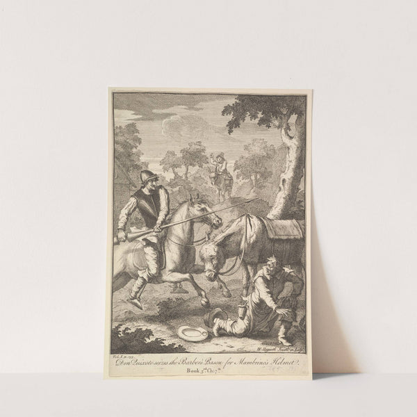 The Adventure of Mambrino’s Helmet (1756) by William Hogarth