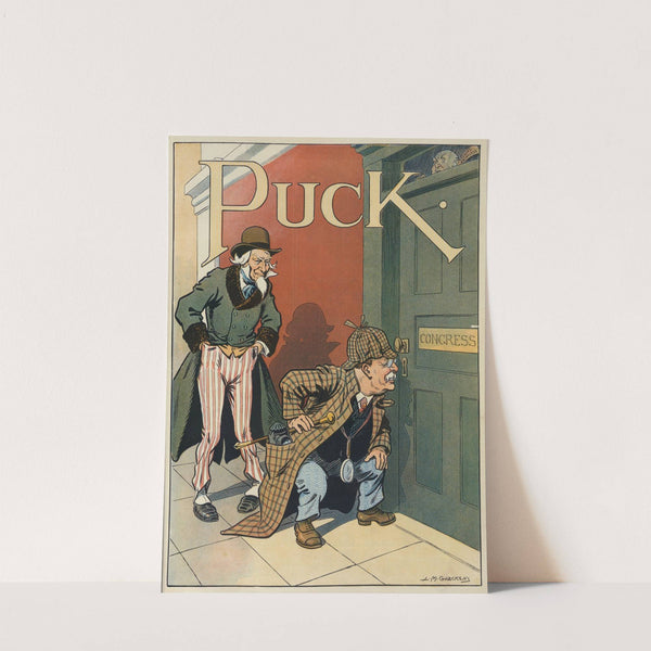 The adventure of the crooked house (1909) by Louis Glackens