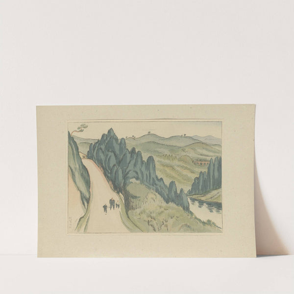 The Aga River (1917) by Morita Tsunetomo