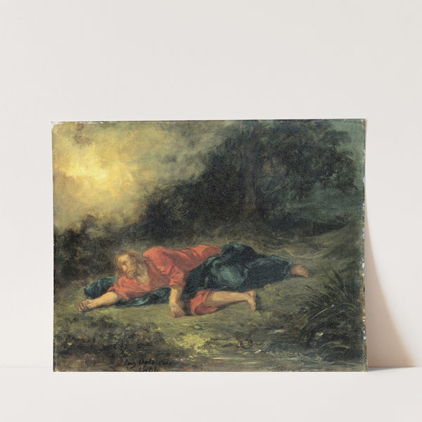 The Agony in the Garden (1851) by Eugène Delacroix