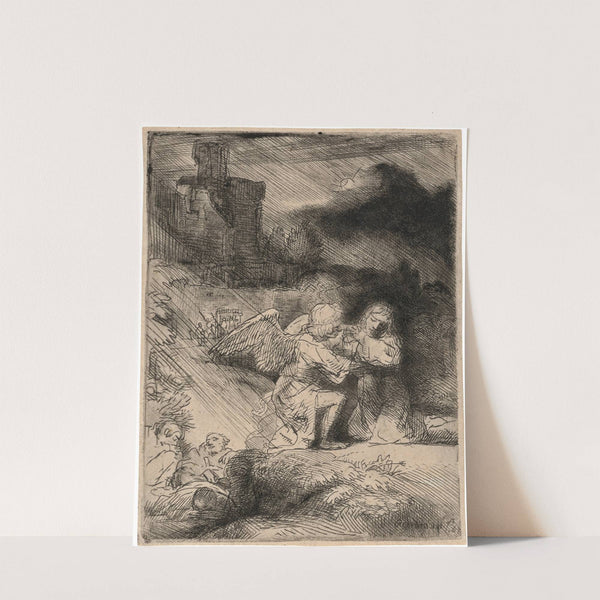 The Agony in the Garden by Rembrandt van Rijn