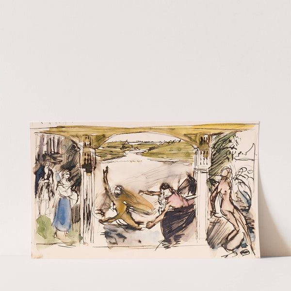 The Aino Myth (sketch) by Akseli Gallen-Kallela