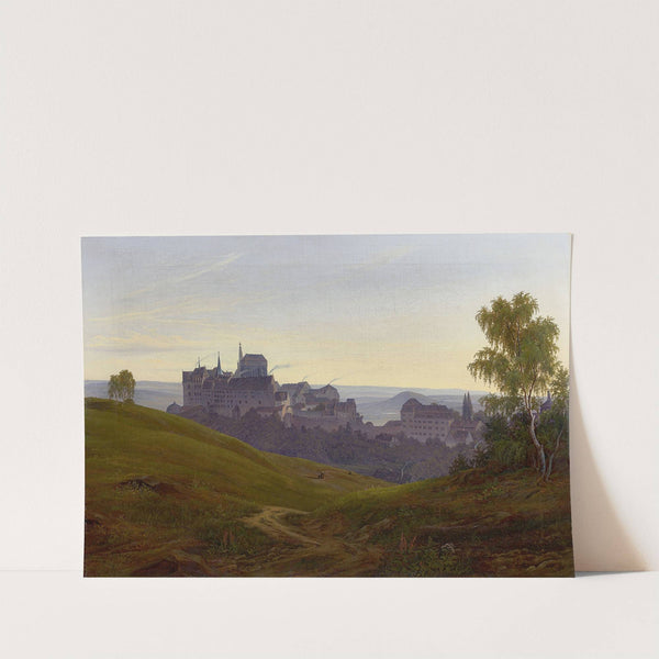 The Albrechtsburg in Meissen (Circa 1835) by Johann Anton Castell