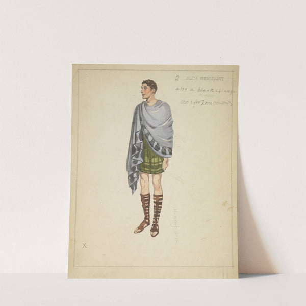 The Alcestis of Euripedes: Manservant (1934-1943) by John Glidden