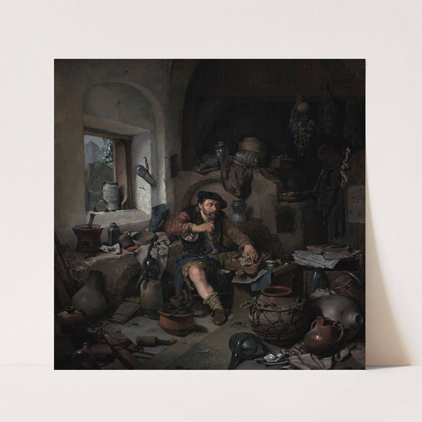 The Alchemist by Cornelis Pietersz. Bega