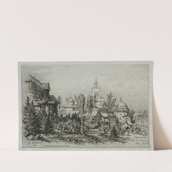 The Algerian Palace at the Trocadero (1878) by Maxime Lalanne