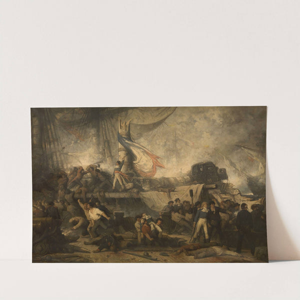 The Algerisas at the Battle of Trafalgar (1879) by Henri François Schaefels