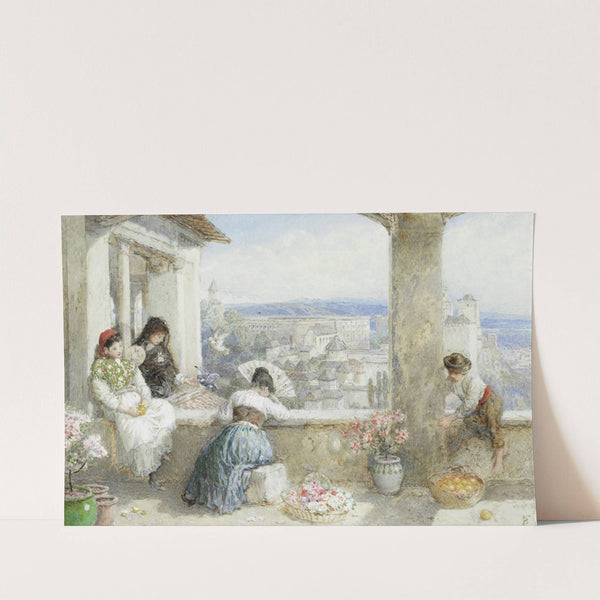 The Alhambra Granada Spain by Myles Birket Foster