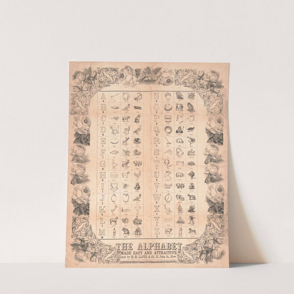 The alphabet made easy and attractive (1870) by H.H. Lloyd & Co.