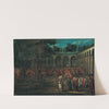 The Ambassadorial Delegation Passing Through The Second Courtyard Of The Topkapı Palace by Jean Baptiste Vanmour