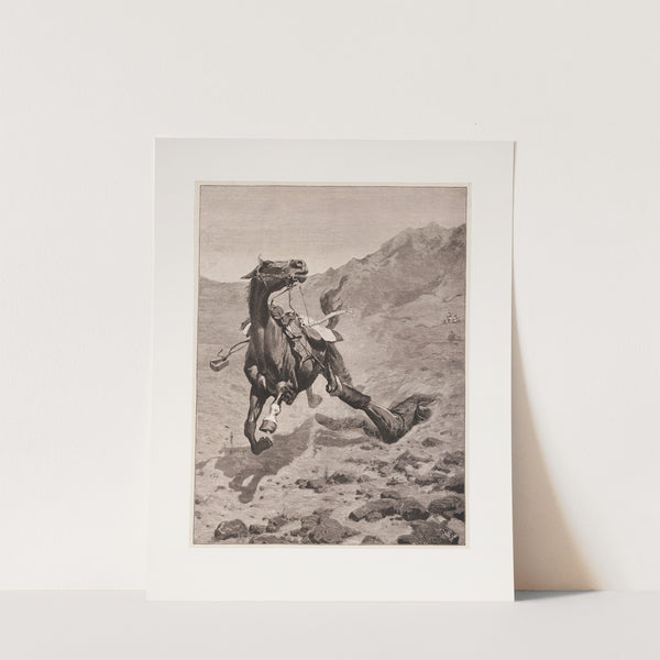 The ambushed picket (1889) by Frederic Remington