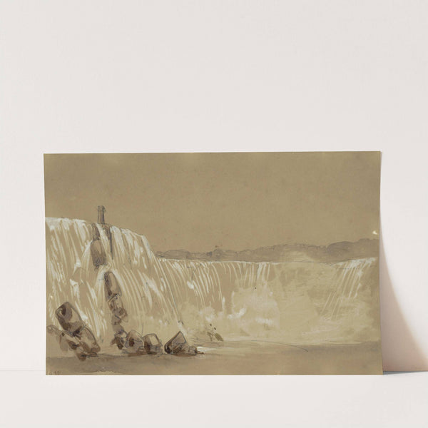 The American falls, Niagara, from the steamboat by George Wallis