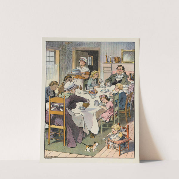 The American family (1911) by Louis Glackens