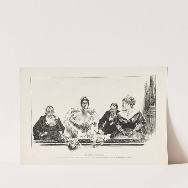 The American Girl Abroad (1896) by Charles Dana Gibson