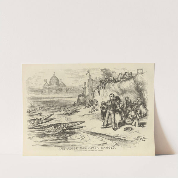 The American River Ganges (1871) by Thomas Nast