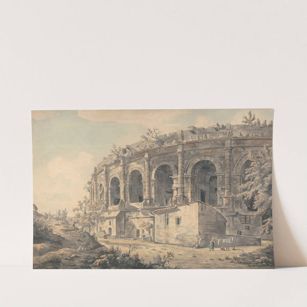 The Amphitheater at Nimes by William Marlow