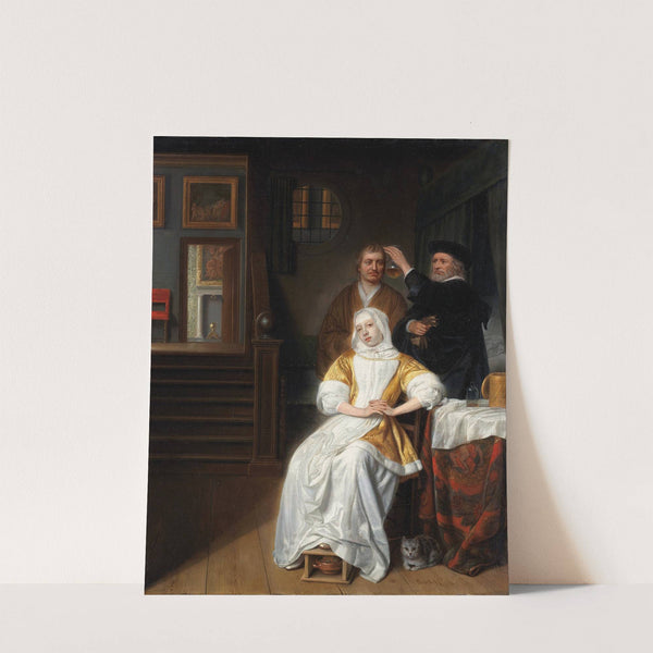 The Anemic Lady by Samuel van Hoogstraten