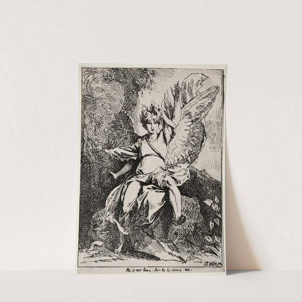 The Angel at the Tomb of Christ (1801) by Benjamin West