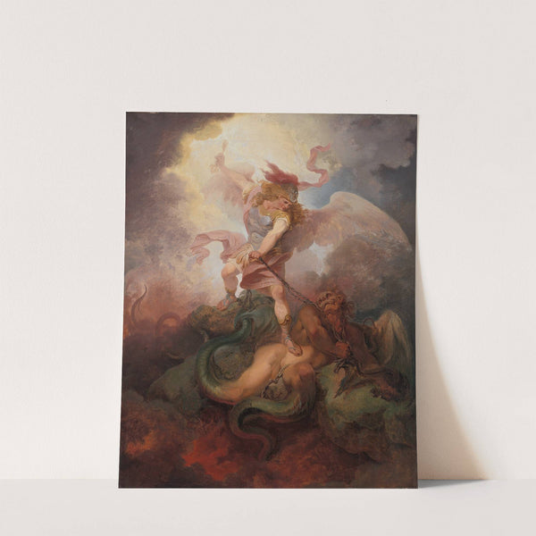 The Angel Binding Satan (ca. 1797) by Philip James de Loutherbourg