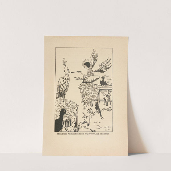 The angel whose mission it was to colour the birds by Jean de Bosschère