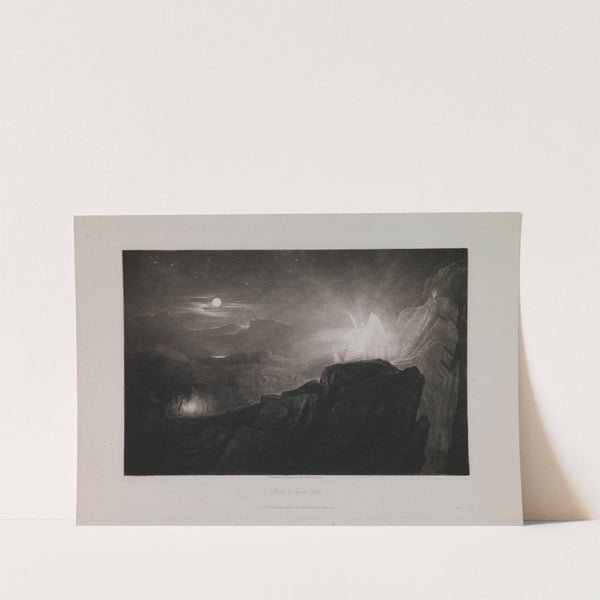 The Angels Guarding Paradise at Night (Book 4, Line 866) (1824–1827) by John Martin