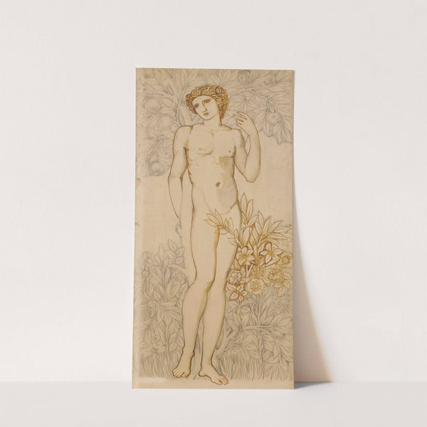 The Angels of the Hierarchy - Male Nude - Imago Dei 'In the Image of God - Adam' by Sir Edward Coley Burne-Jones