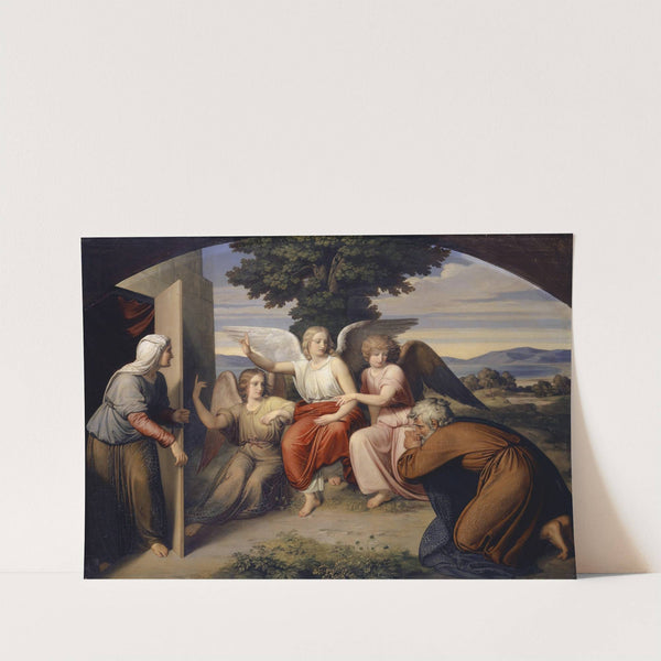 The Angels With Abraham (1830-1832) by Bernhard von Neher the younger