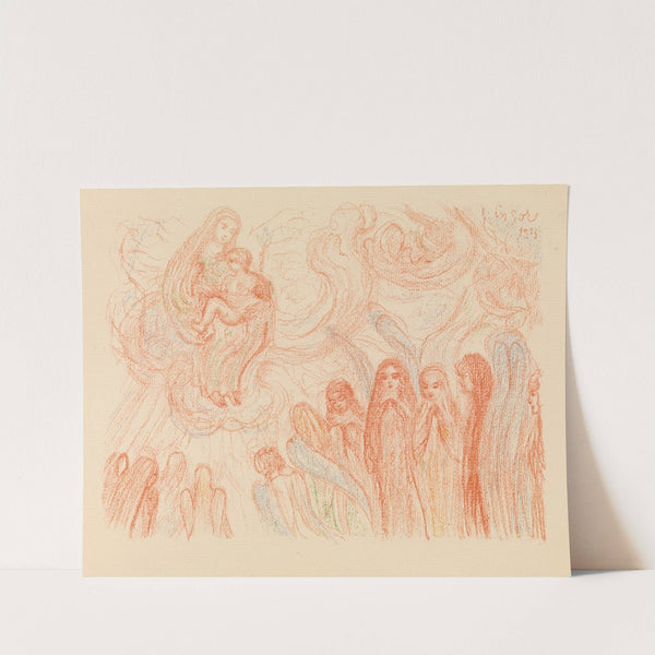 The Angels Worship Mary by James Ensor