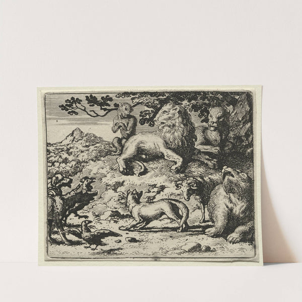 The Animals Complain of Reynard’s Pardon (1650–1675) by Allaert van Everdingen