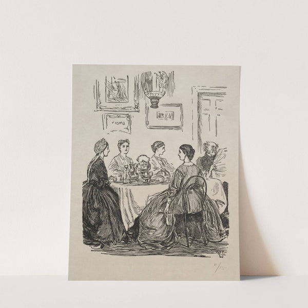 The Annual Question – Where Shall We Go (1865) by George Du Maurier