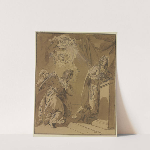 The Annunciation by Jacob de Wit