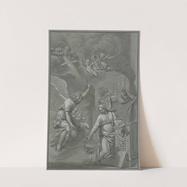 The Annunciation by Johann Jakob von Sandrart