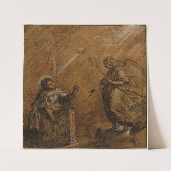 The Annunciation (1600s) by Johann Jakob von Sandrart