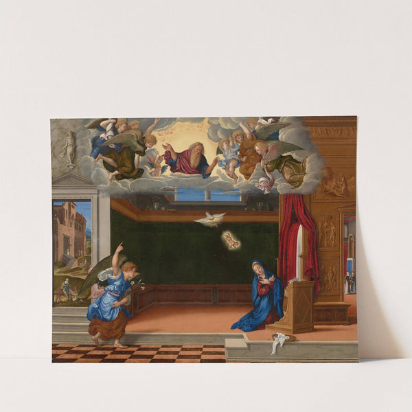 The Annunciation by Girolamo da Santacroce