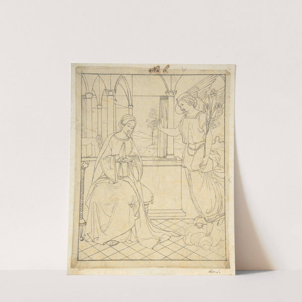 The Annunciation (1808–62) by Friedrich Wilhelm Schadow