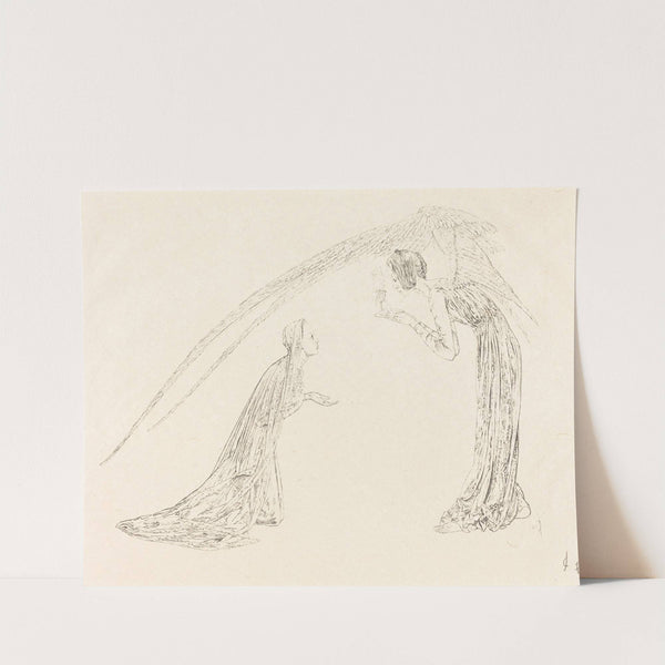 The Annunciation (1893) by Carlos Schwabe