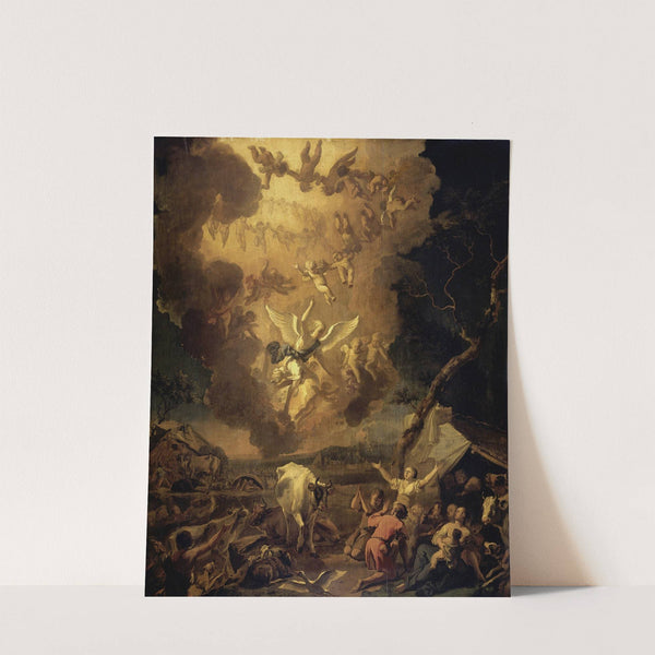 The Annunciation to the Shepherds (1663) by Abraham Hondius