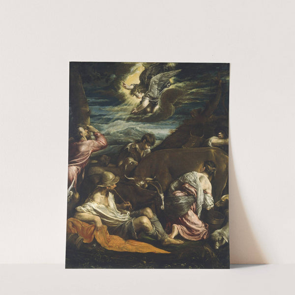 The Annunciation to the Shepherds (probably 1555-1560) by Jacopo Bassano