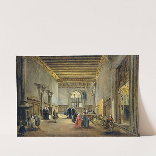 The Antechamber of the Sala del Maggior Consiglio (ca. 1765–68) by Francesco Guardi