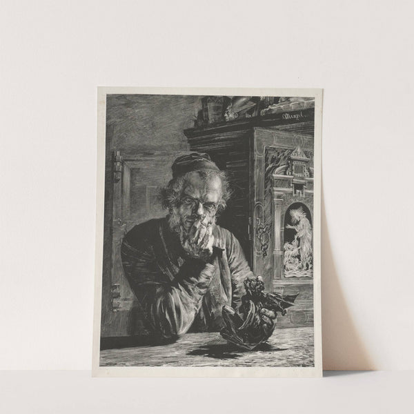 The Antiquary – Self-Portrait (1851) by Adolph von Menzel